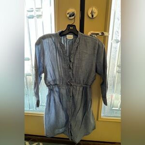 Motherhood Maternity Blue Textured Top